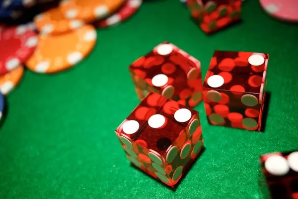 Texas Hold'em Bonus table layout showing dealer position and community cards area